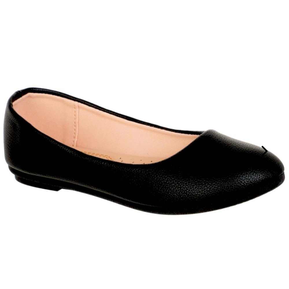 Link Comfort Black Girls Flats